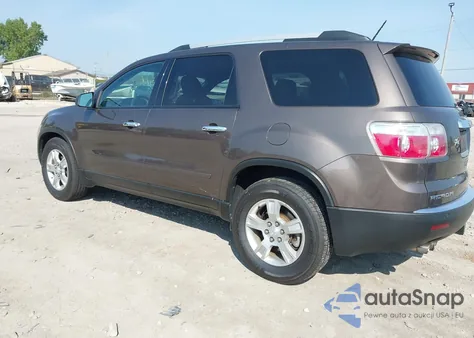 2012 GMC Acadia Sle z USA, uszkodzony, nr VIN 1GKKVPEDXCJ363777